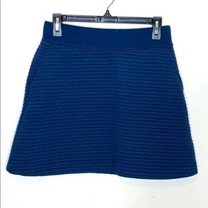 GAP Navy Bubble Ribbed Skirt